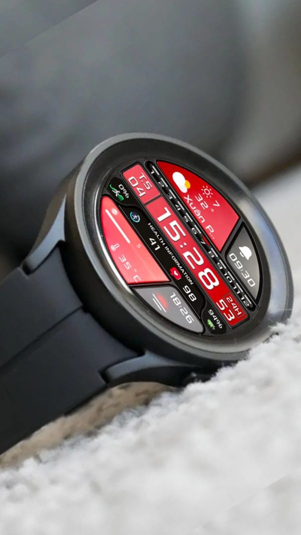 N-Sport701- Digital Times N-Sport Watch Face -Samsung Galaxy Watch Ultra/7/6/5/4 - Hình Ảnh 2