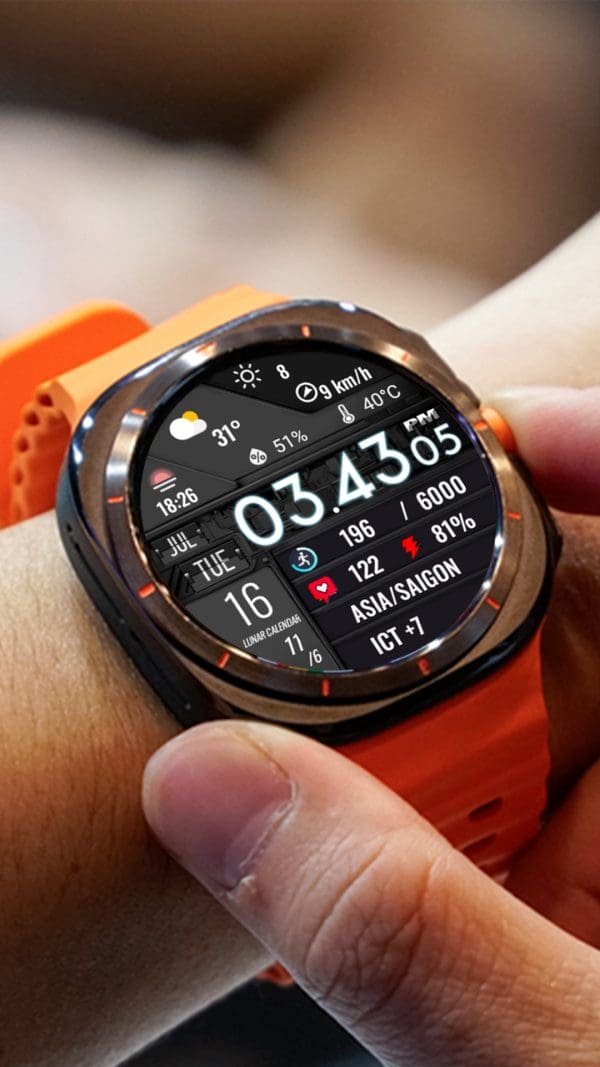 N-Sport705 Digital Information N-Sport Watch Face - Hình Ảnh 4