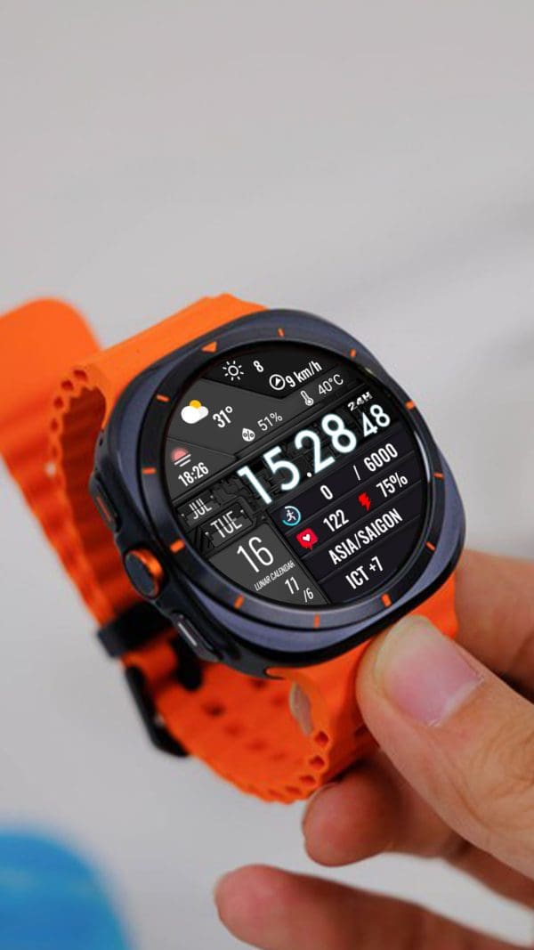 N-Sport705 Digital Information N-Sport Watch Face