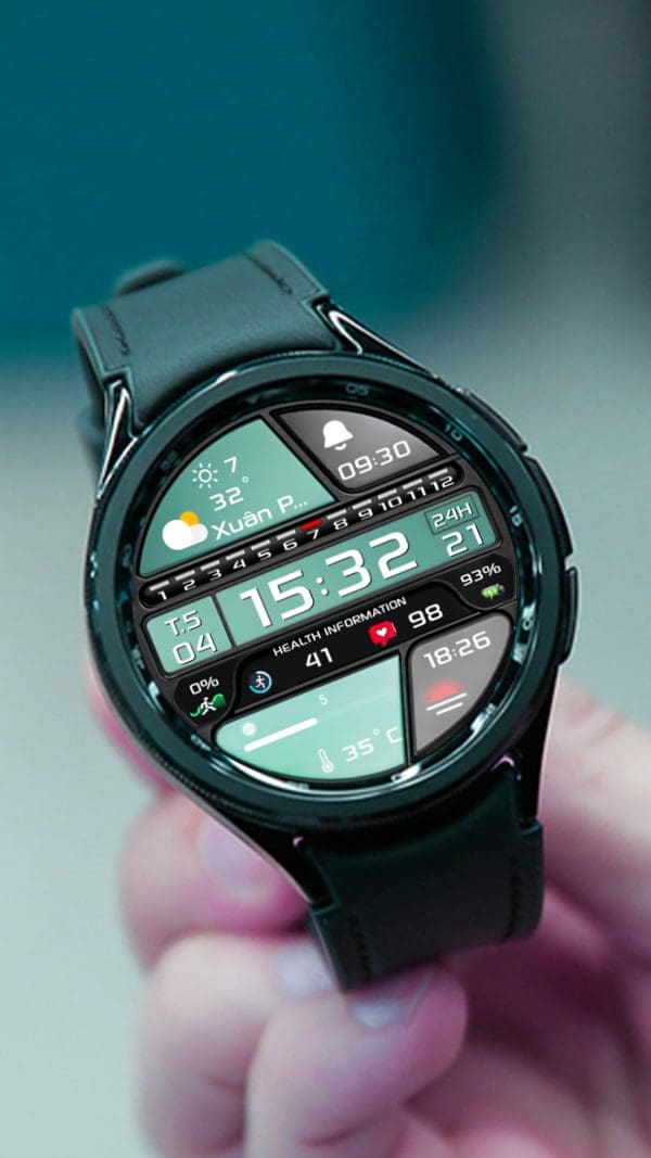 N-Sport701- Digital Times N-Sport Watch Face -Samsung Galaxy Watch Ultra/7/6/5/4 - Hình Ảnh 7