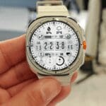 [N-SPORT146] White Sport N-SPORT Watch Face