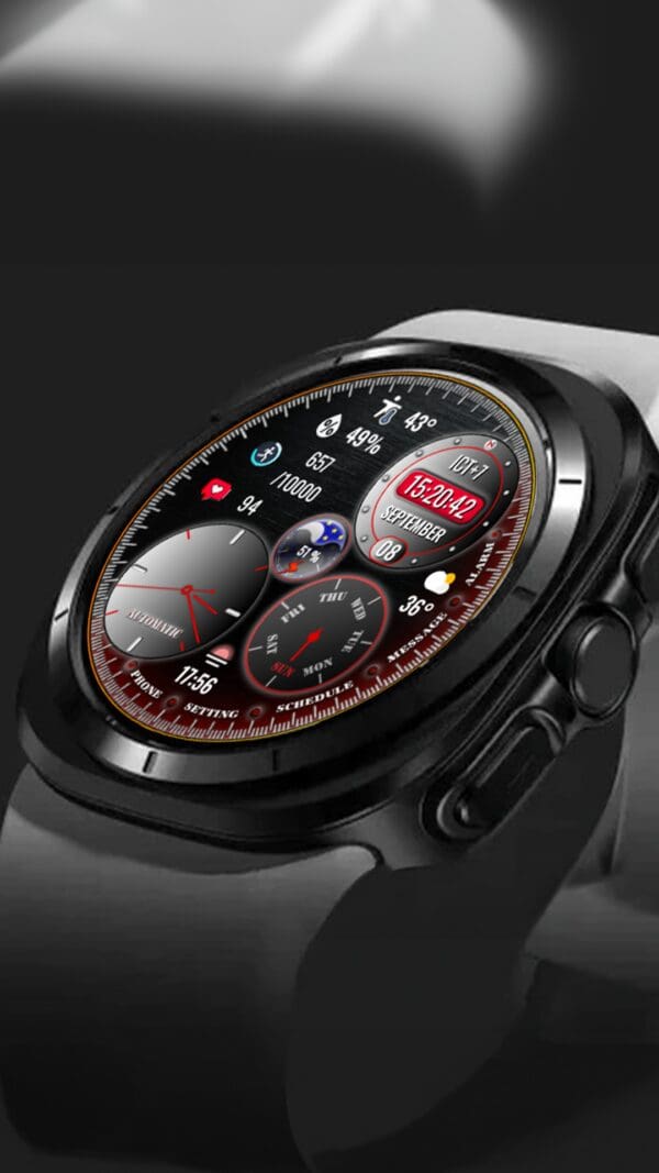 N-Sport333 Redcircle Watchface N-Sport Watch Face - Hình Ảnh 8