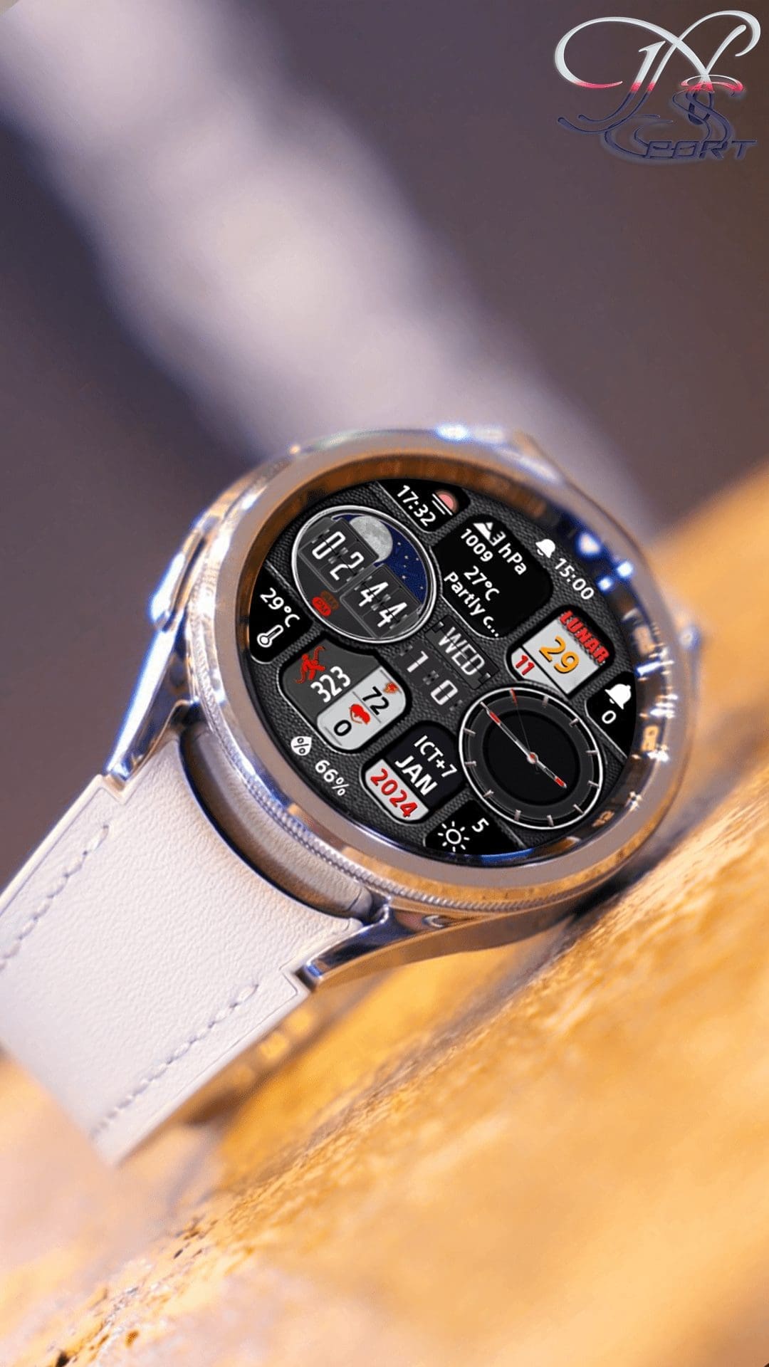 Samsung Galaxy Watch faces - N-SPORT662 Hybird N-SPORT Watch Face