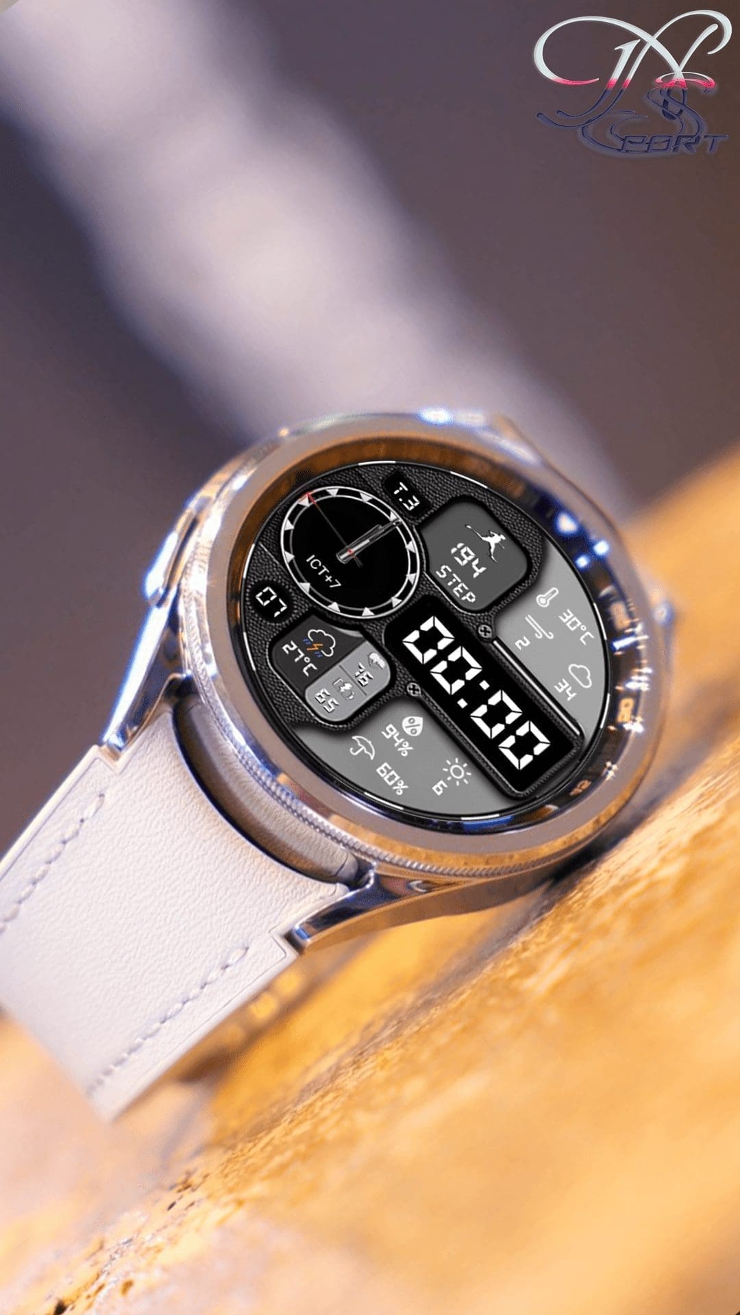 Samsung Galaxy Watch faces - Analog Digital N-SPORT663 N-SPORT Watch Face