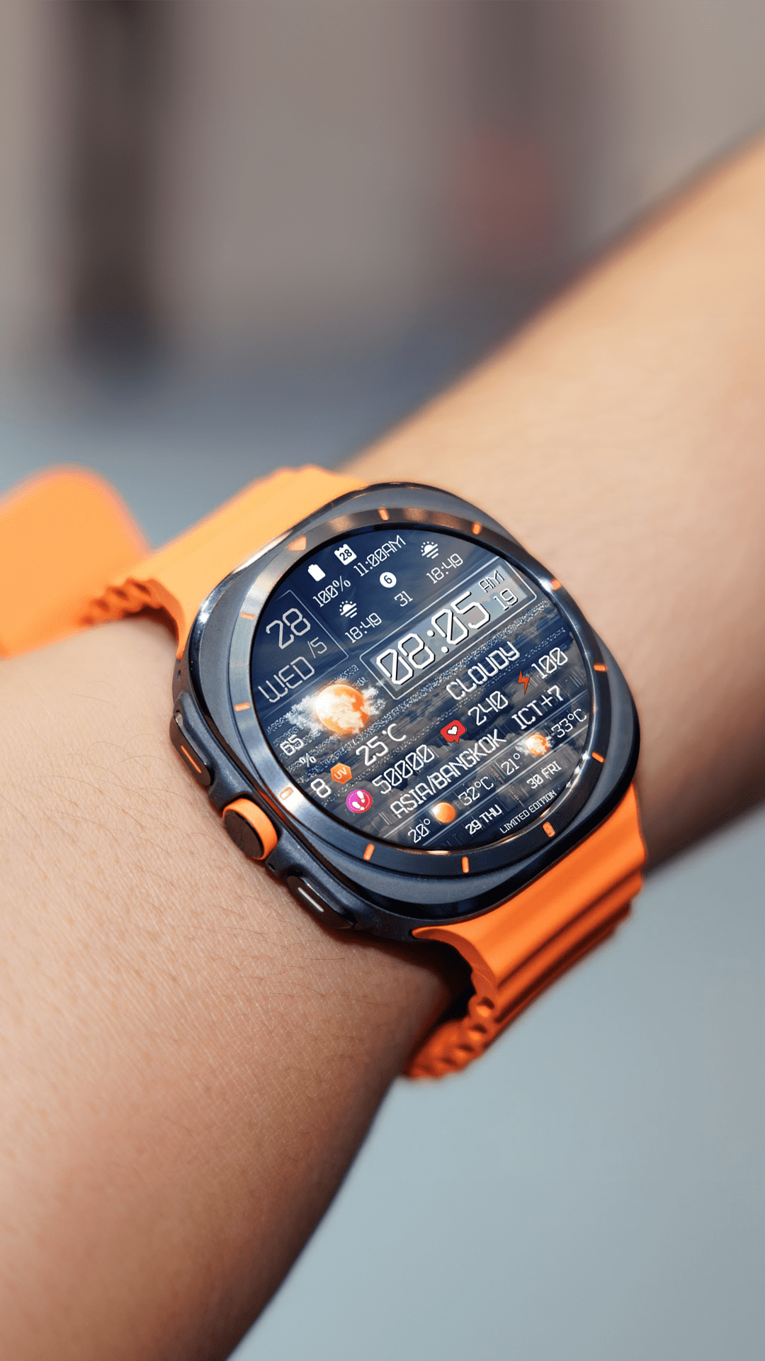 Samsung Galaxy Watch faces - N-SPORT747 Digital Watch N-SPORT Watch Face