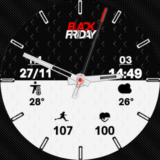 Samsung Watch Ultra face - N-SPORT 719 Luxury Hybrid Watch Face for Samsung & Wear OS