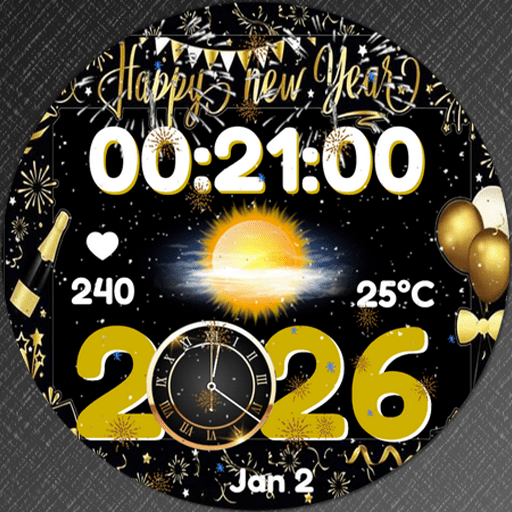 Samsung Watch Ultra face - N-SPORT 781 Real-time Weather Luxury Hybrid Watch Face for Samsung & Wear OS