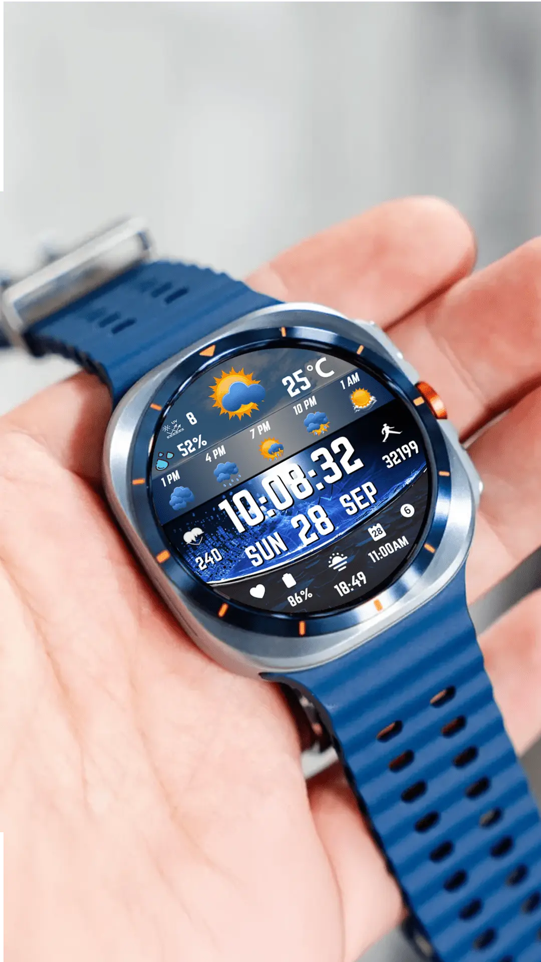 N-SPORT 765 Galaxy Watch Face