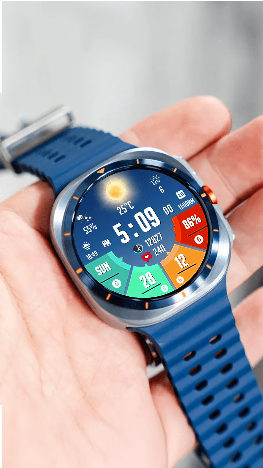 N-SPORT 680 Digital Watch Face