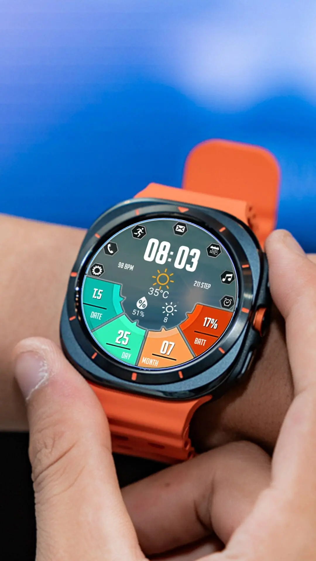 N-SPORT 506 High Digital Watch Face